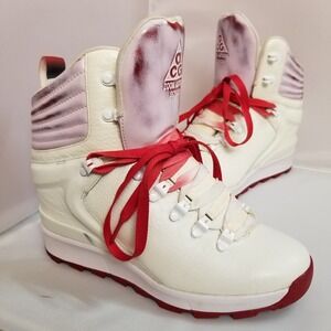 Nike ACG Zoom Astoria Sky High‎ Women's White Gym Red Hiking Boots Size 7